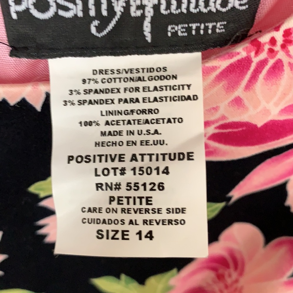 Positive Attitude Floral Sleeveless Dress - Picture 5 of 9